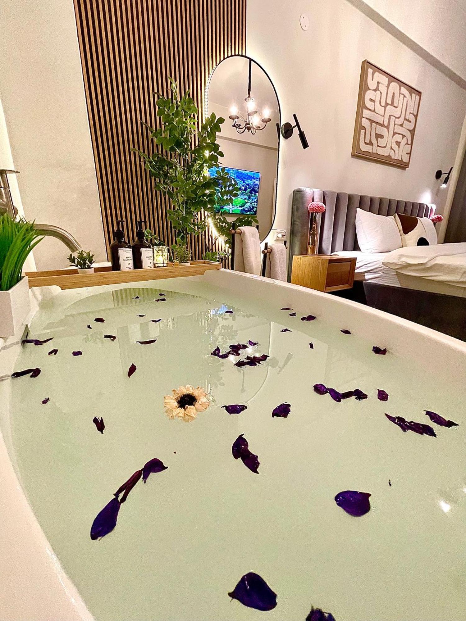 Designer With Complex & Jacuzzi Near Bahai Garden חיפה